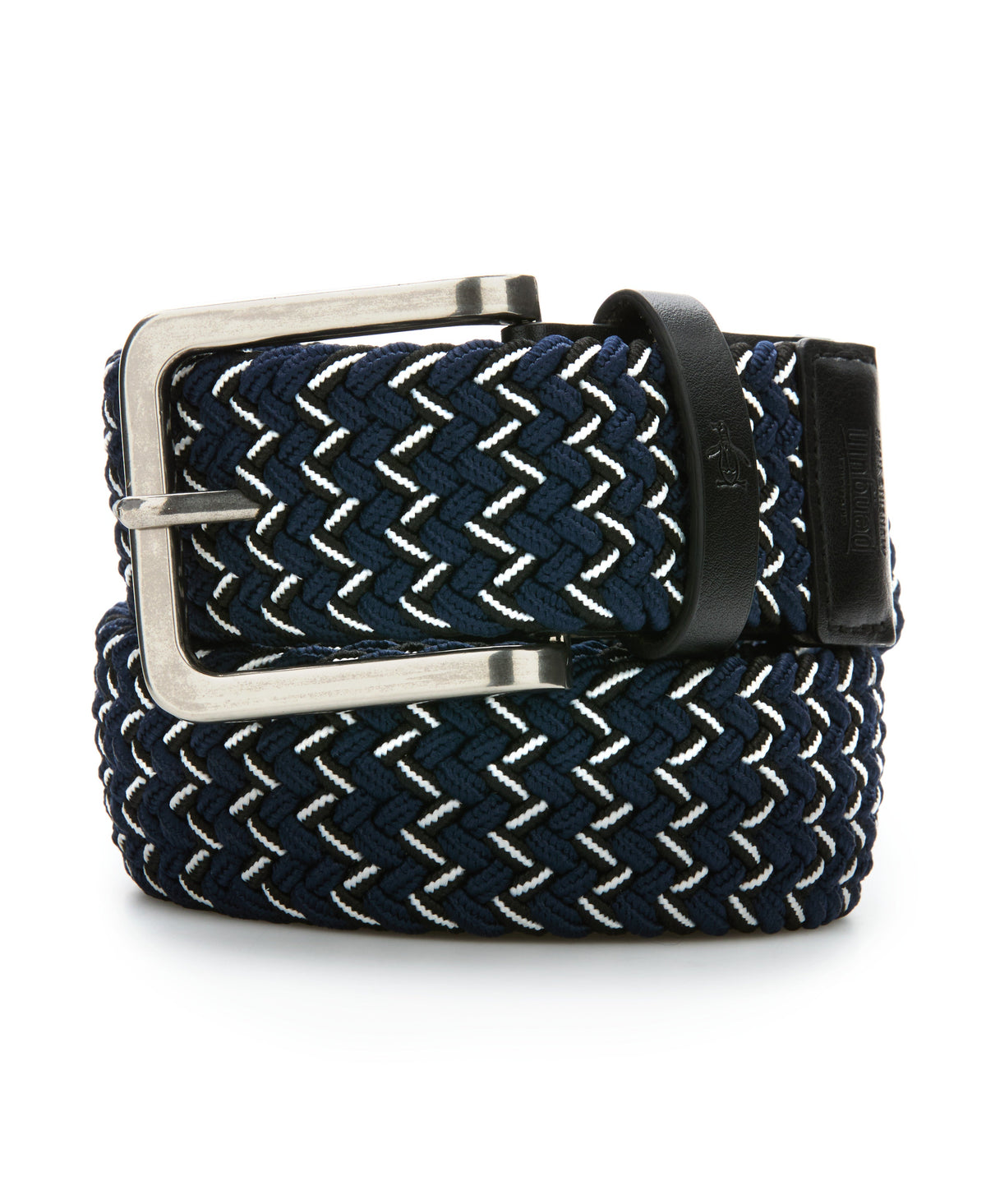Braided Woven Stripe Golf Belt