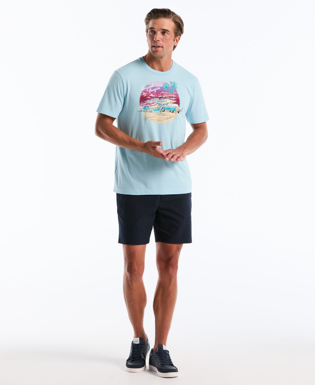 Car Scenic Graphic Jersey Tee