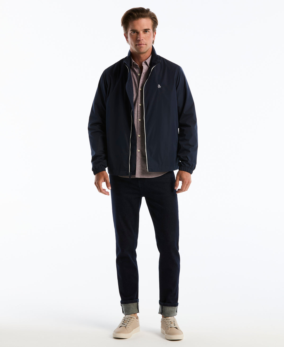 Piped Shell Windbreaker