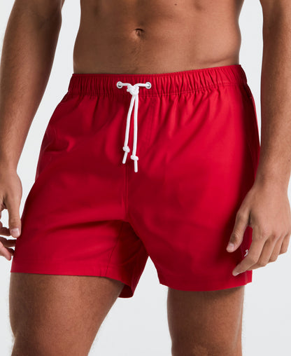 5" Box Solid Swim Short