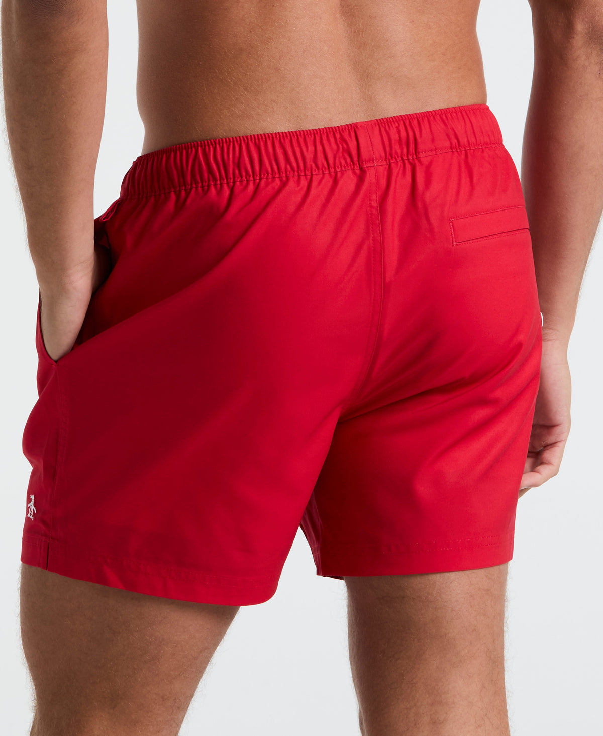 5" Box Solid Swim Short