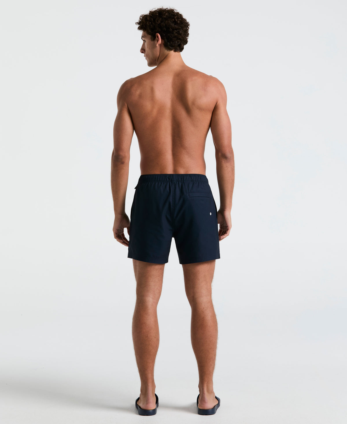 5" Box Solid Swim Short