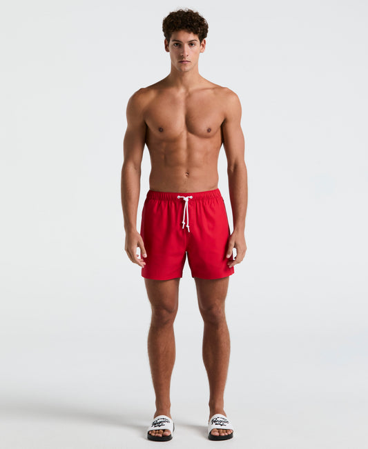 5" Box Solid Swim Short
