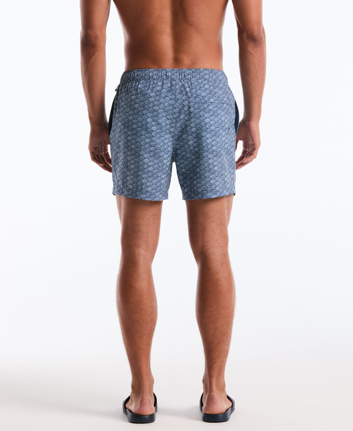 5" Waves Print Swim Short