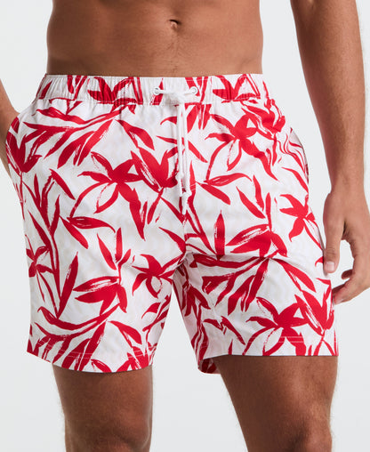 7" Floral Swim Short
