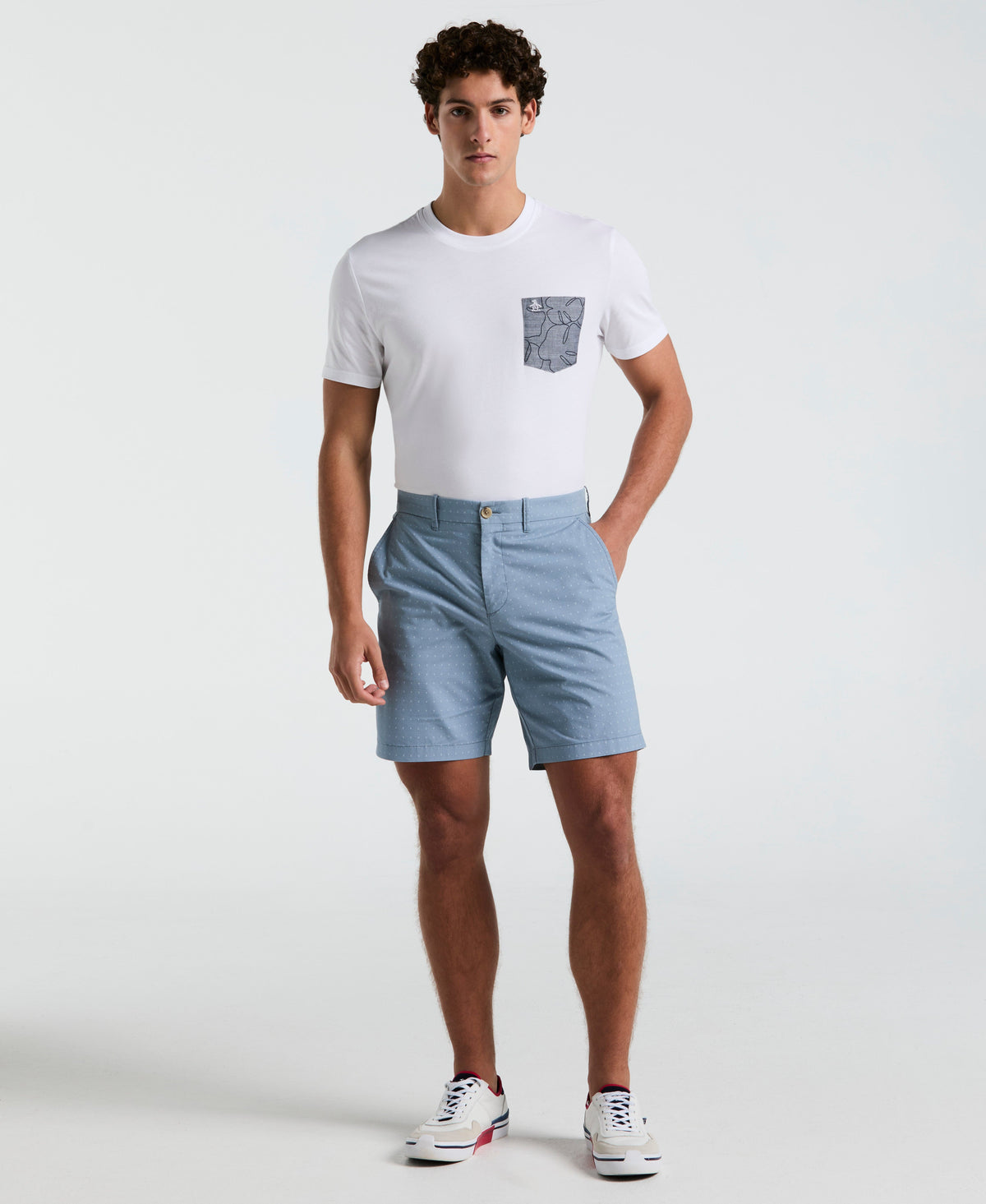 9" Crosshatch Slim Fit Short
