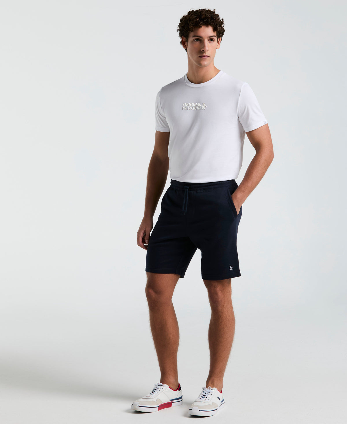 9" Fleece Embroidered Pete Short