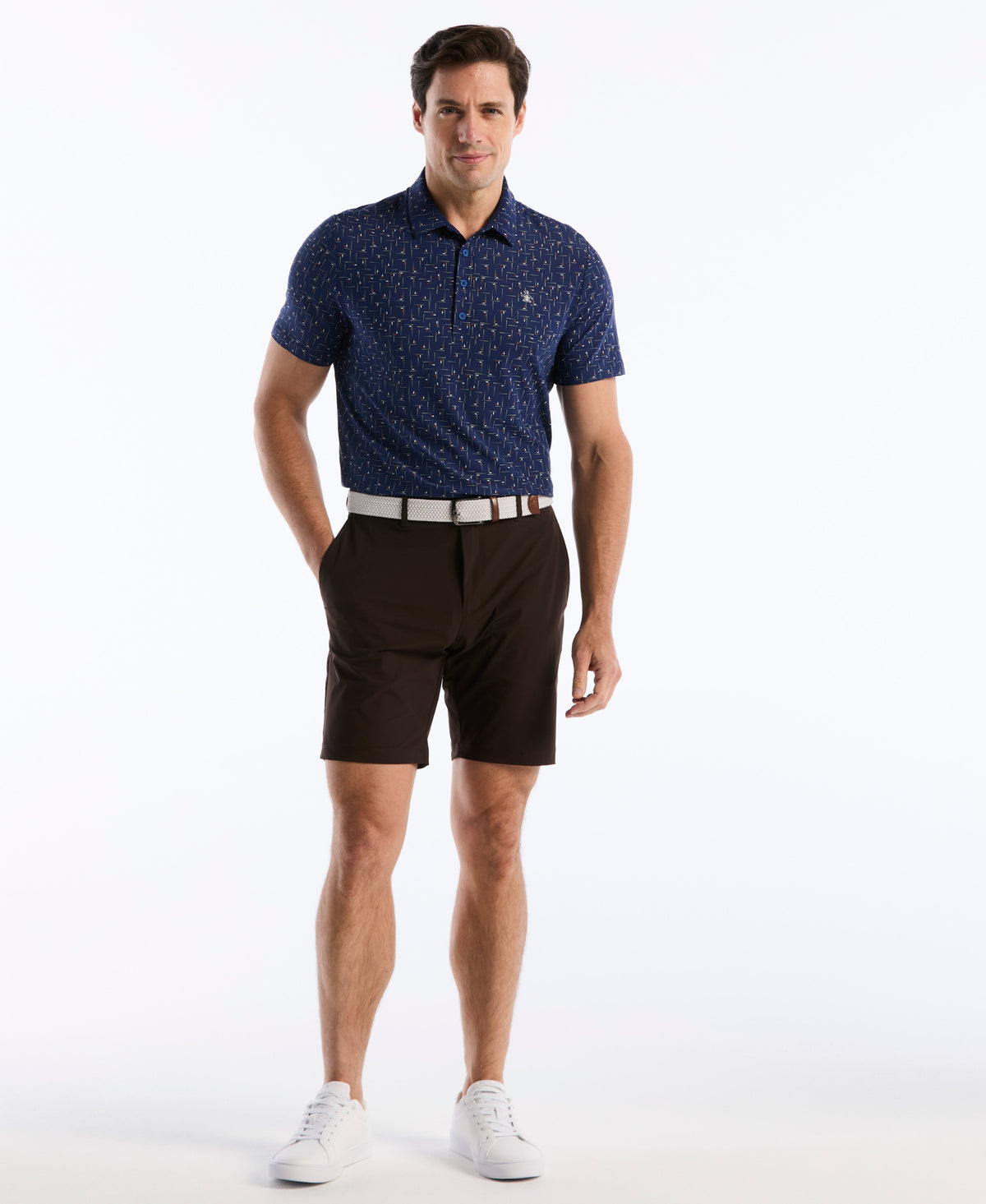 Archive Abstract Novelty Golf Polo