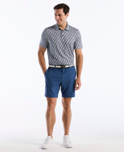 Batik Cocktail Print Polo