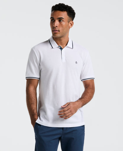Birdseye Pique Tipped Polo