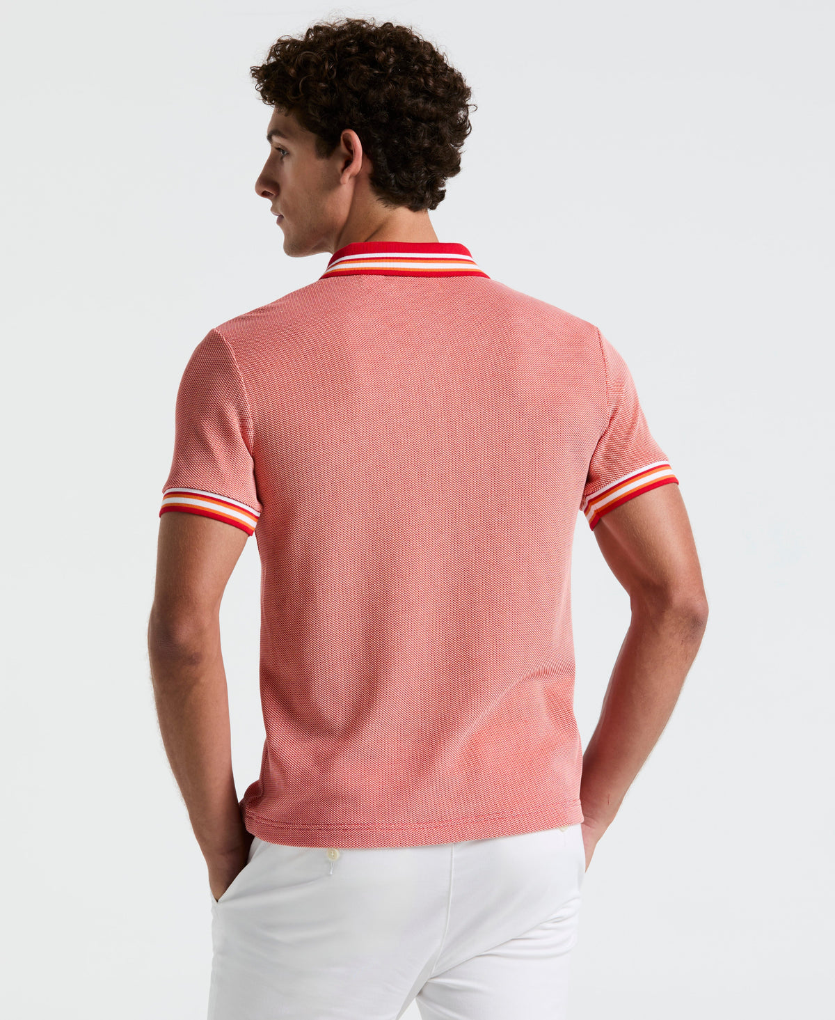 Birdseye Pique Tipped Polo