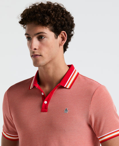 Birdseye Pique Tipped Polo