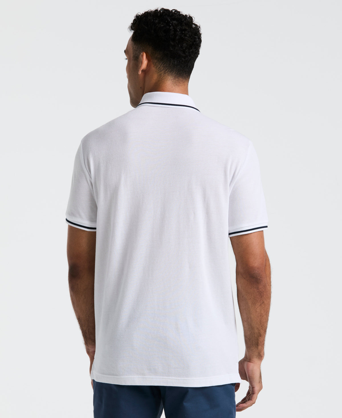 Birdseye Pique Tipped Polo