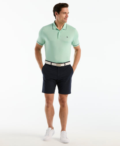 Contrast Tipping Solid Golf Polo