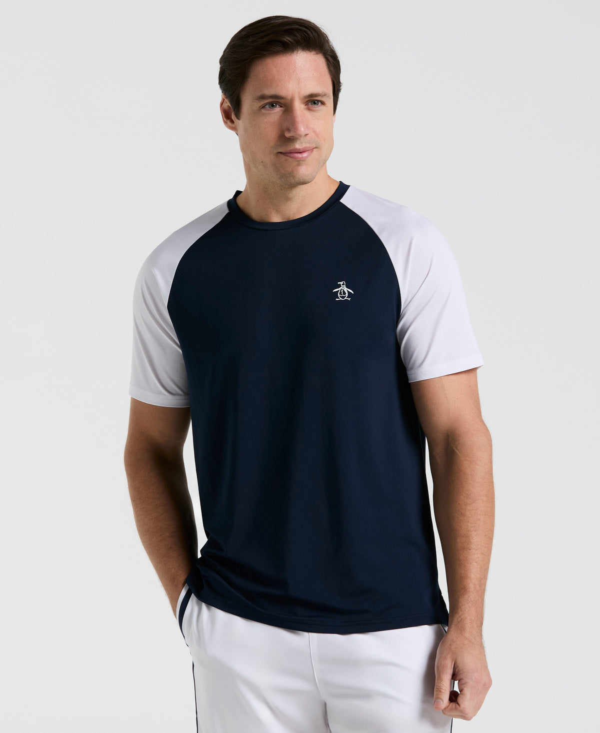 Core Blocked Performance Tennis Tee