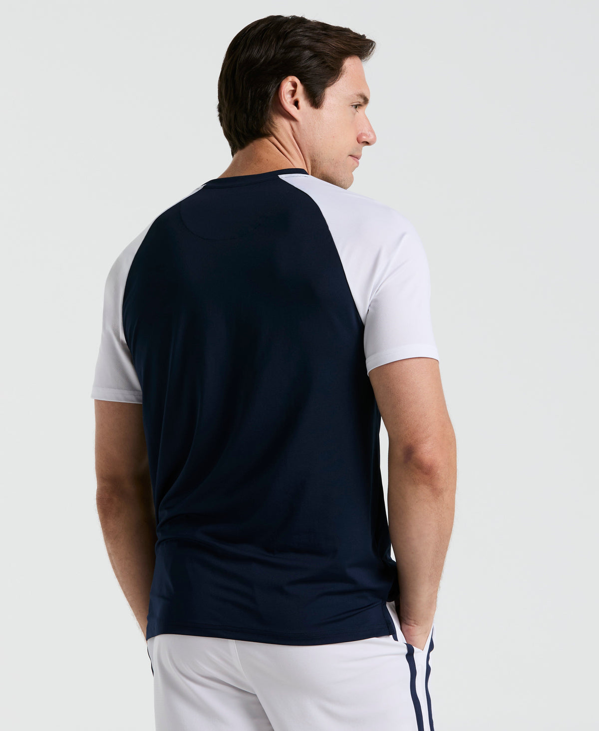Core Blocked Performance Tennis Tee