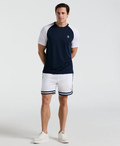 Core Blocked Performance Tennis Tee