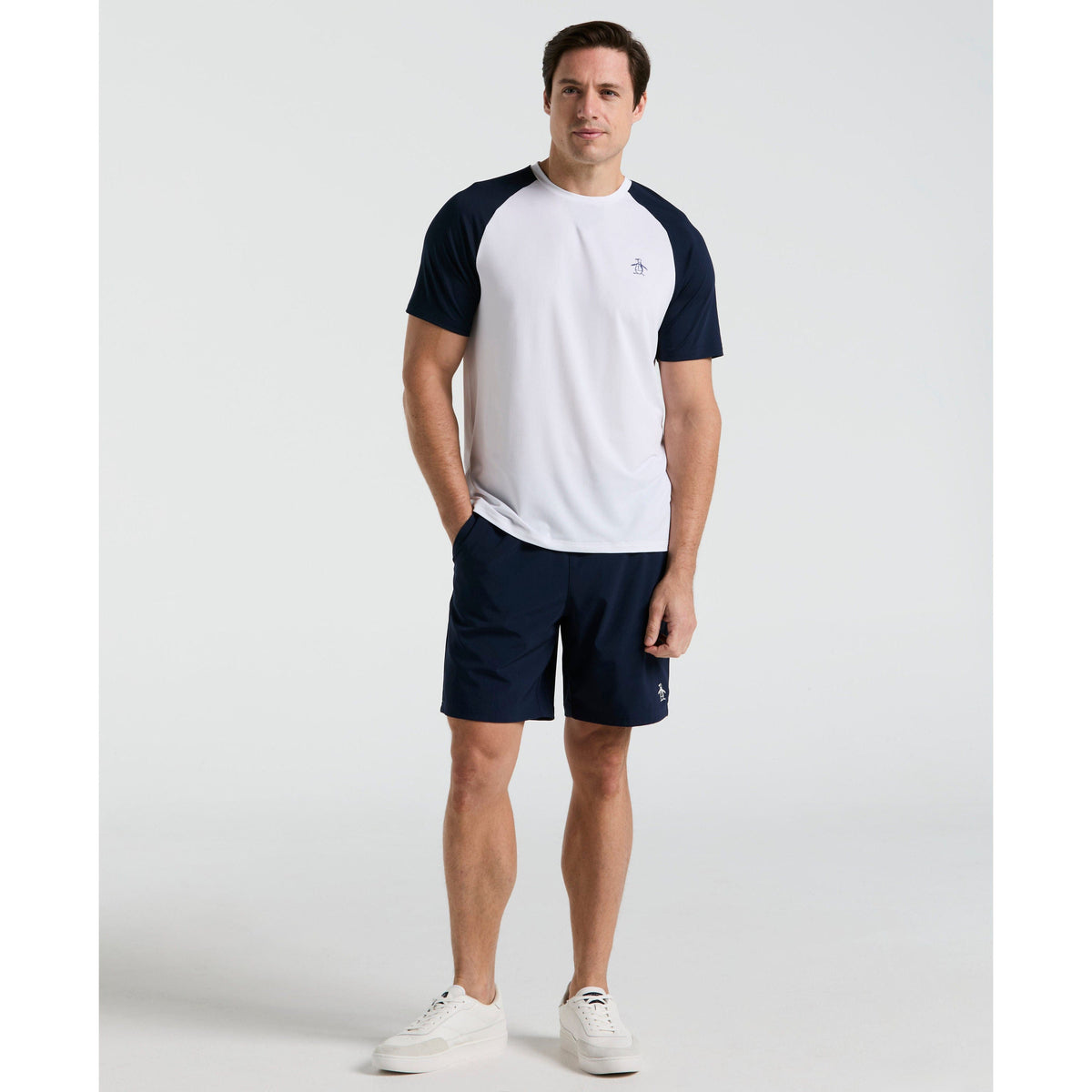 Core Blocked Performance Tennis Tee