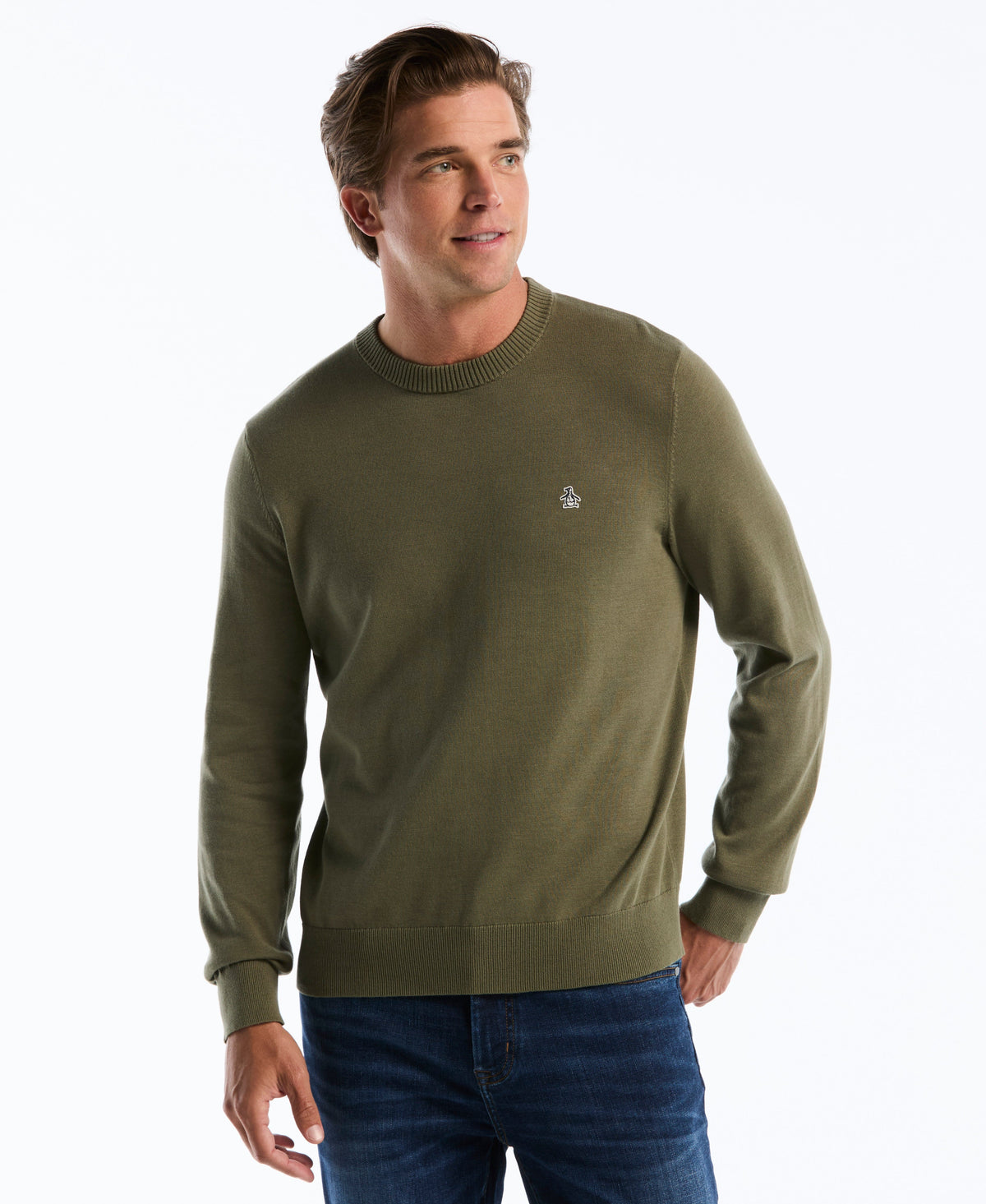 Cotton Crew Neck Sweater