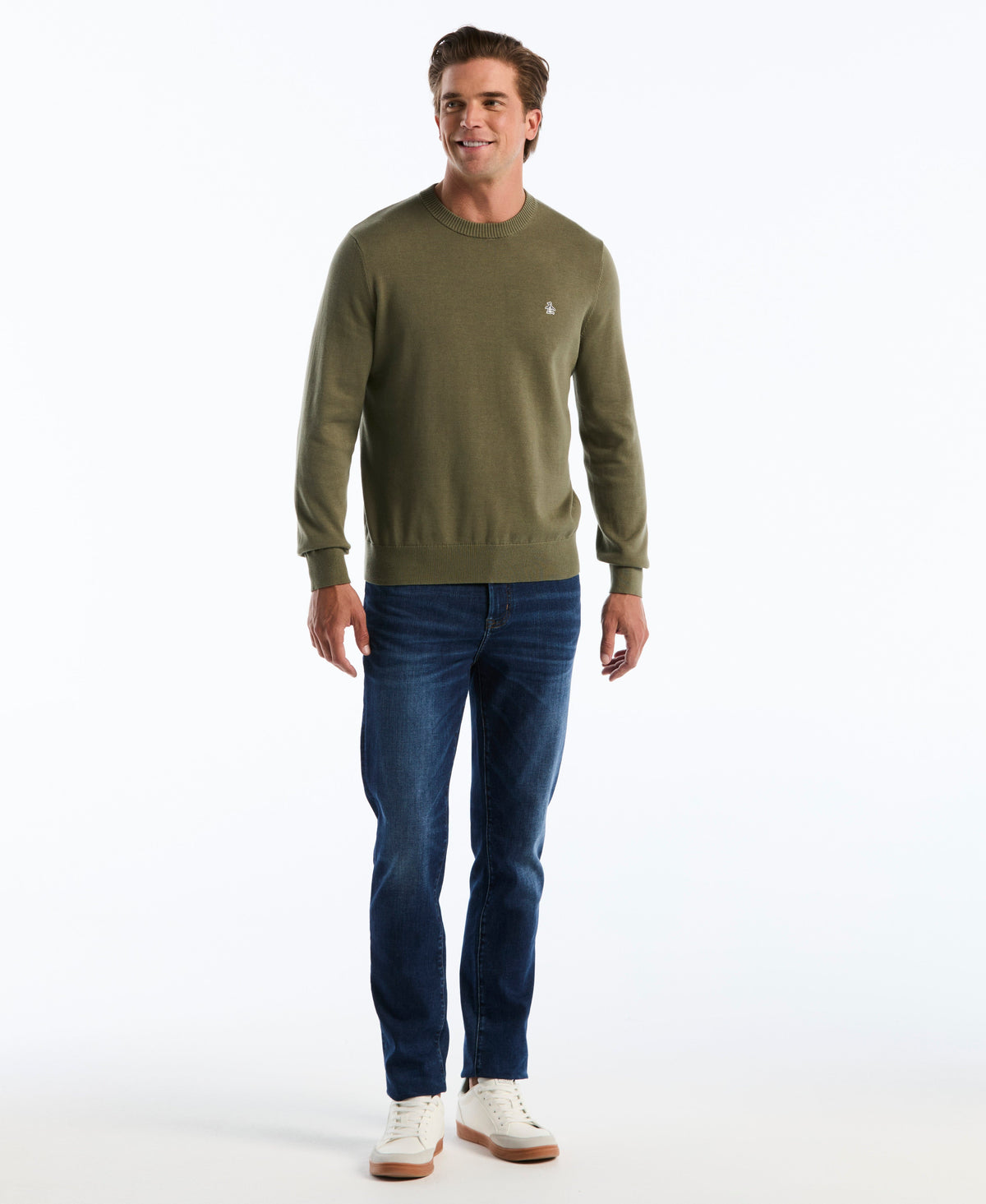Cotton Crew Neck Sweater