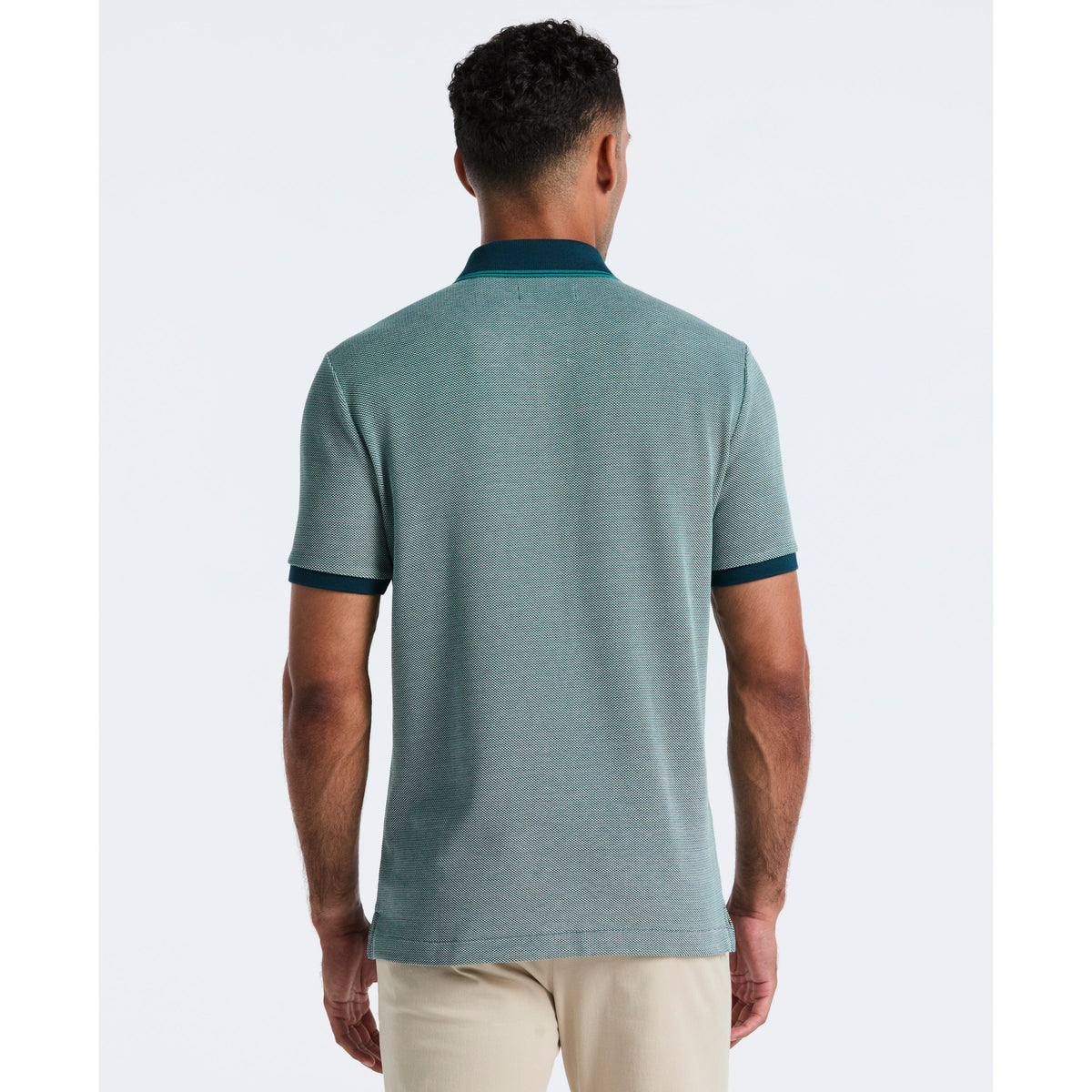 Cotton Tricolor Pique Polo