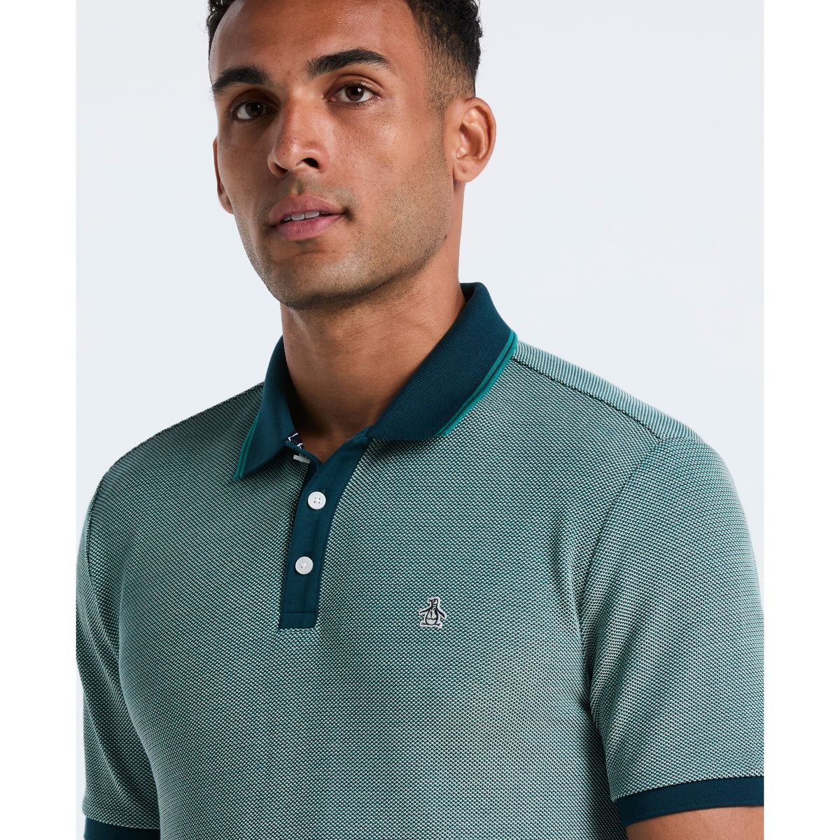 Cotton Tricolor Pique Polo