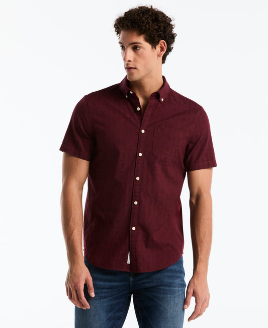 Dobby Check Textured Shirt