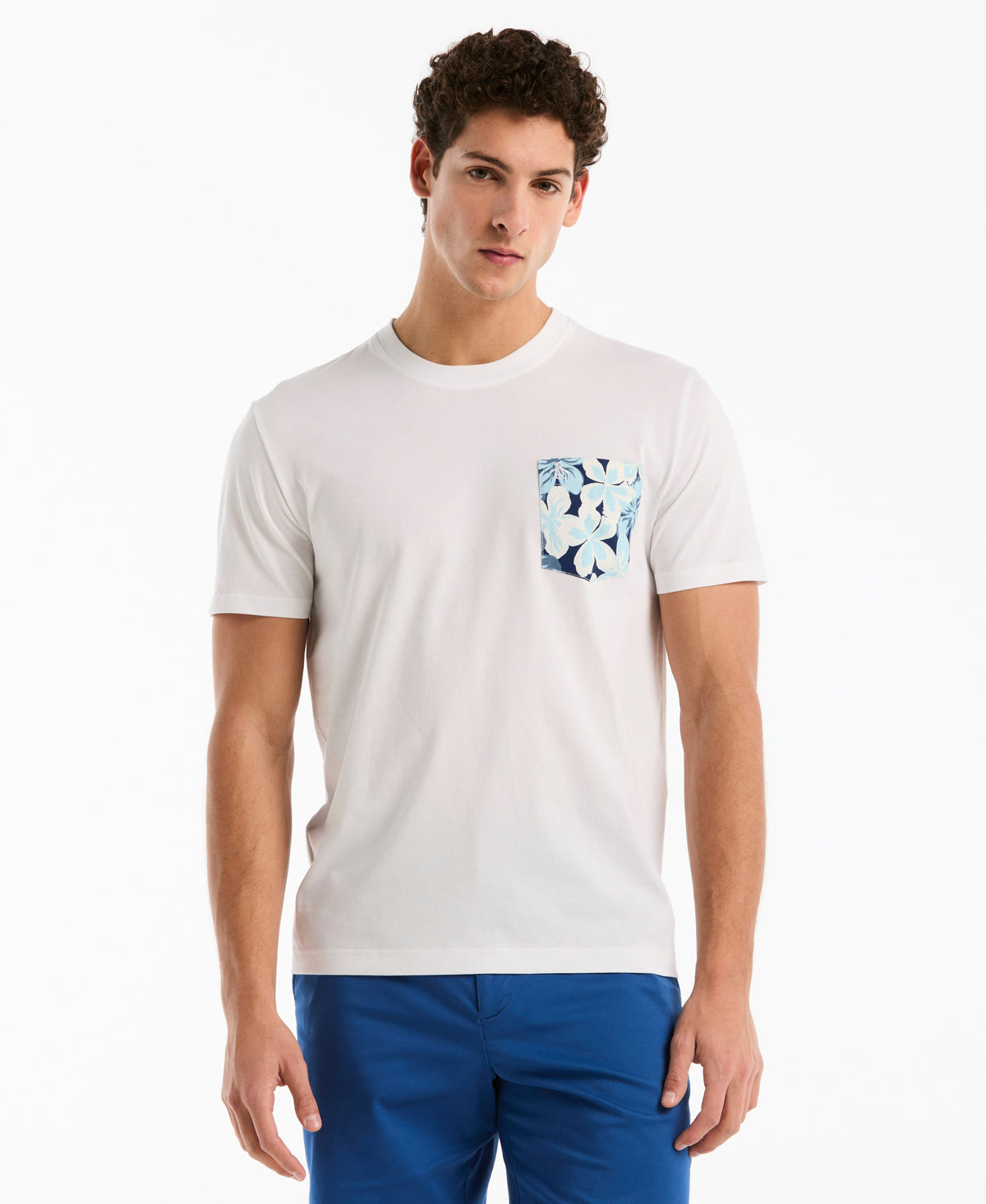 Dot Leaves Pocket Tee