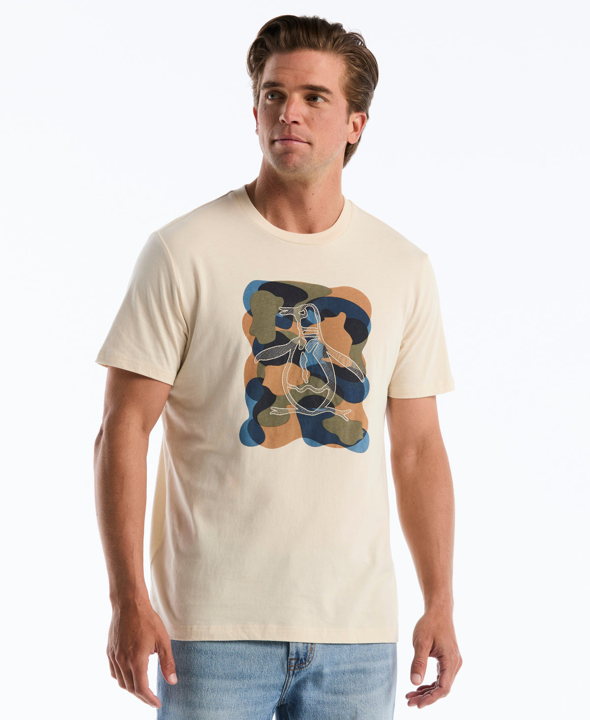 Embroidered Camo Pete Graphic Tee