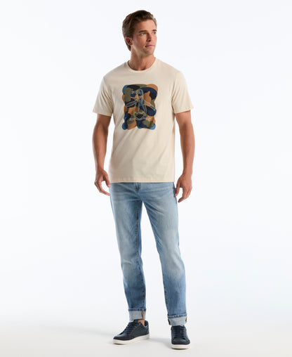 Embroidered Camo Pete Graphic Tee