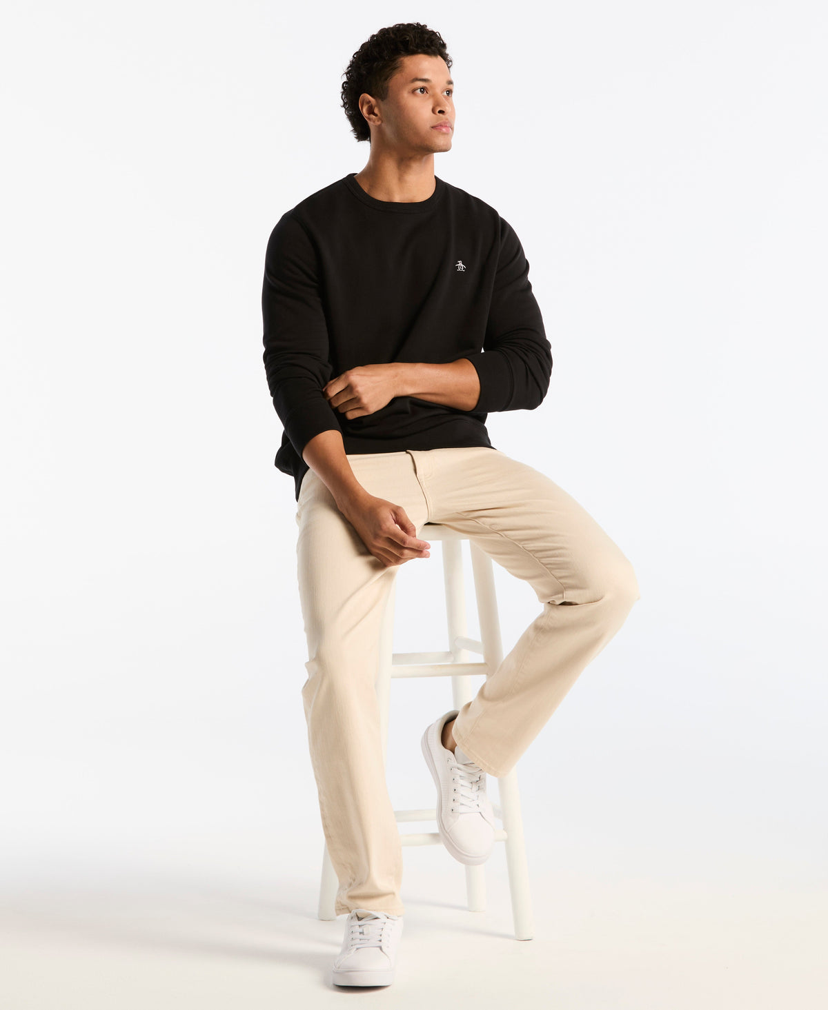 Embroidered Pete Fleece Crewneck