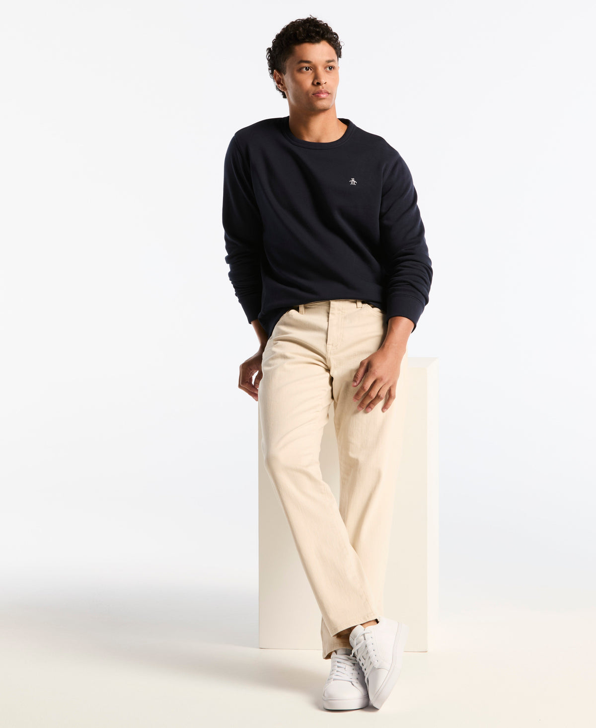 Embroidered Pete Fleece Crewneck