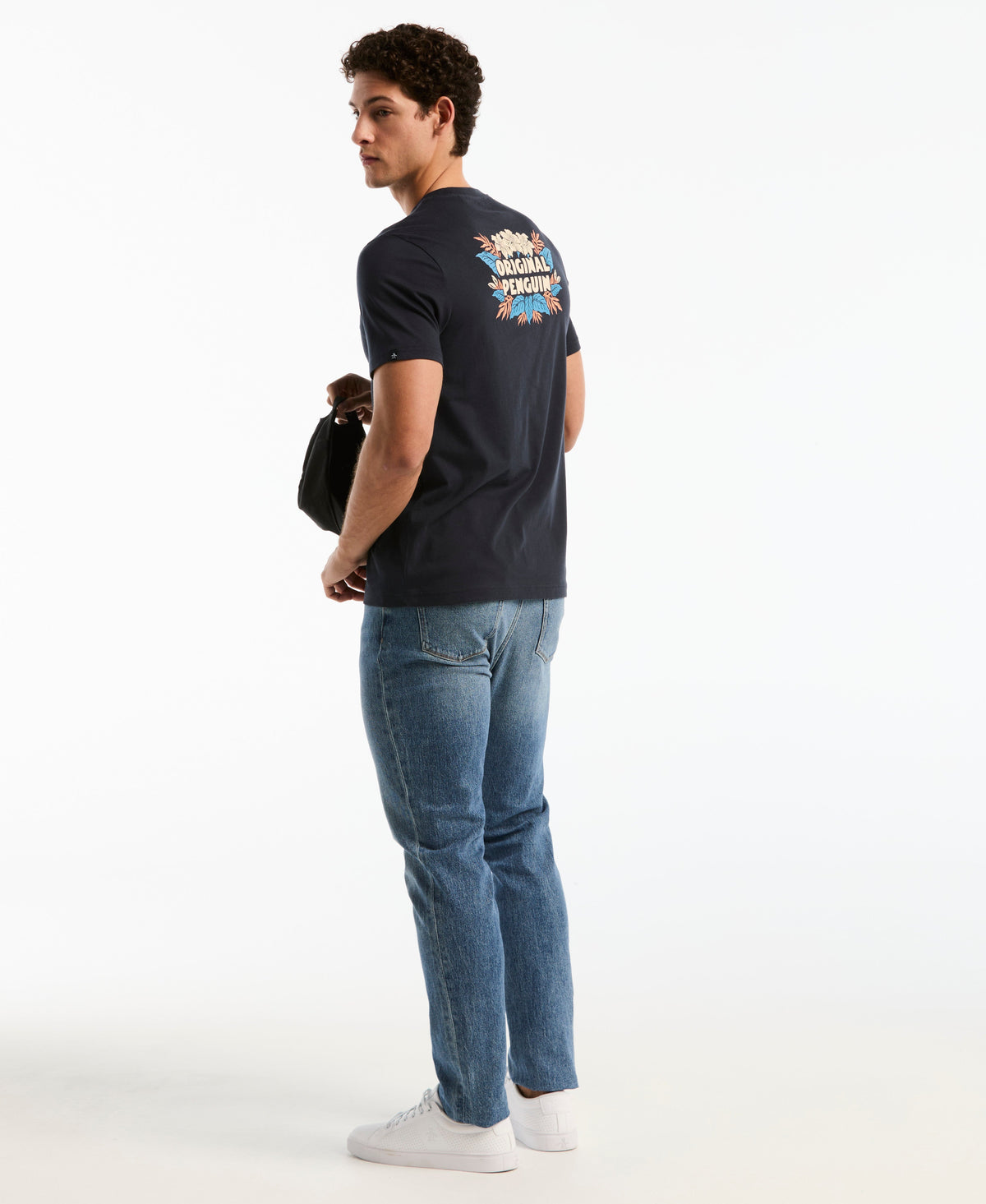 Floral Logo Cotton Graphic Tee
