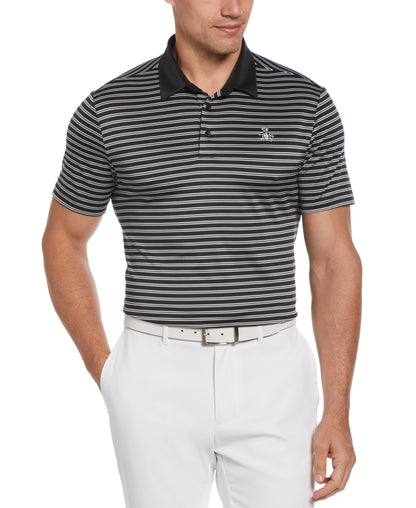 Heritage Stripe Contrast Collar Golf Polo