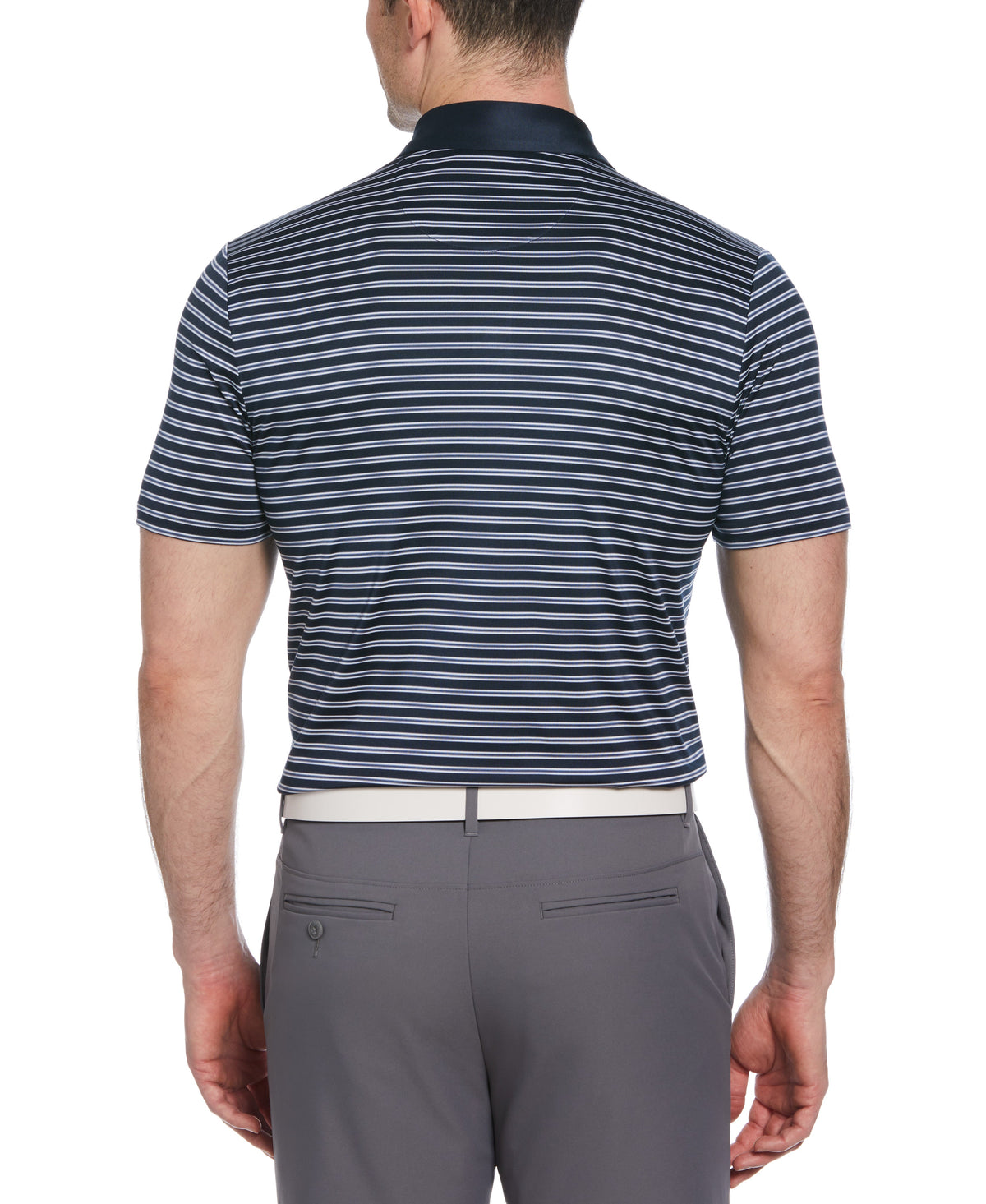 Heritage Stripe Contrast Collar Golf Polo