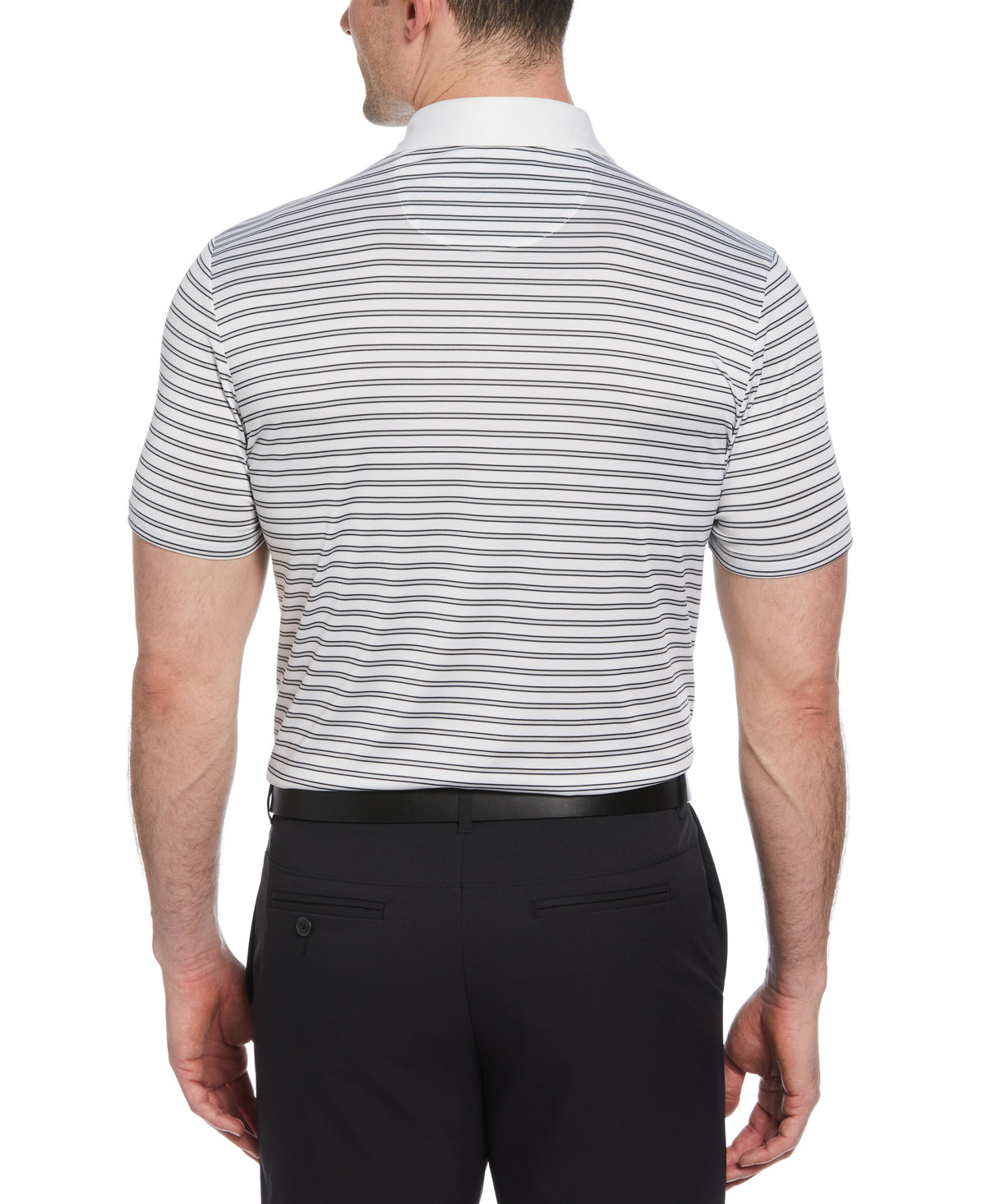 Heritage Stripe Contrast Collar Golf Polo