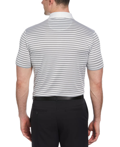 Heritage Stripe Contrast Collar Golf Polo