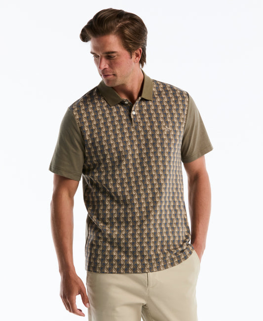 Jacquard Diamond Polo