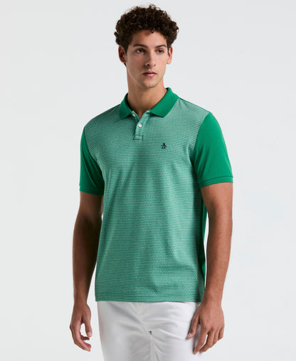 Jacquard Mini Geo Jersey Polo