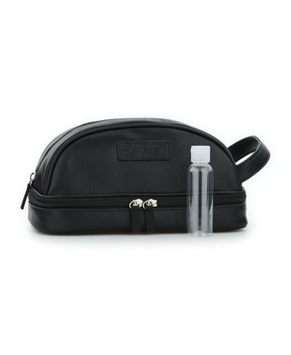 Leather Travel Toiletries Bag