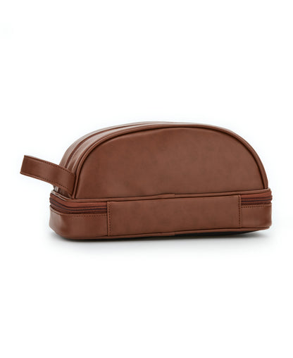 Leather Travel Toiletries Bag