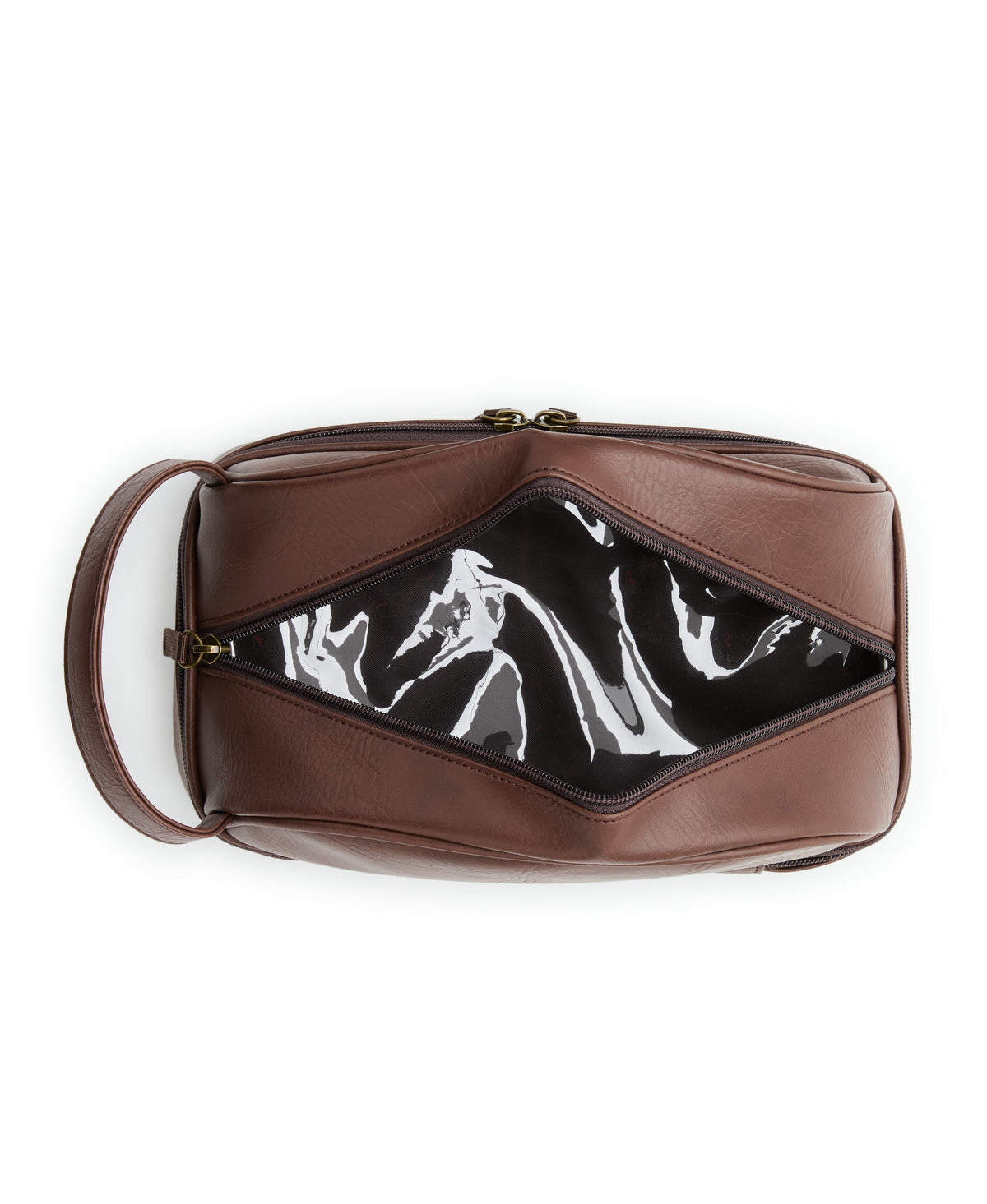 Leather Travel Toiletries Bag