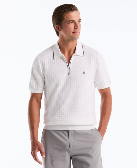 Links Quarter Zip Sweater Polo