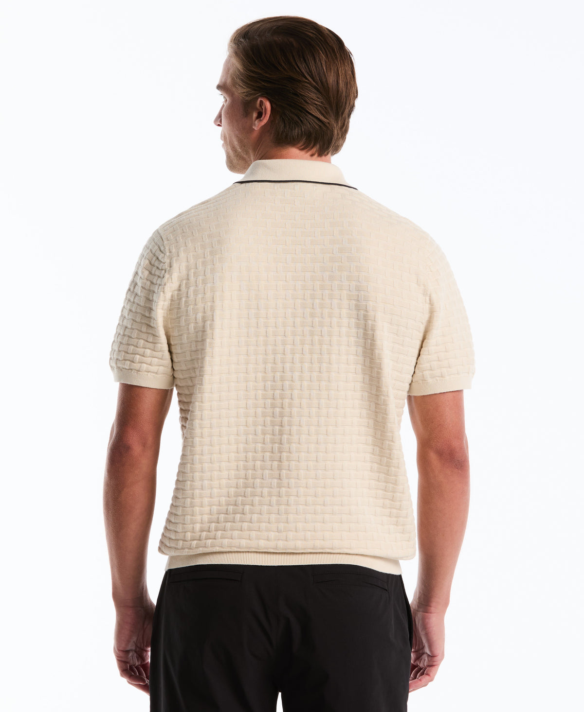 Links Quarter Zip Sweater Polo