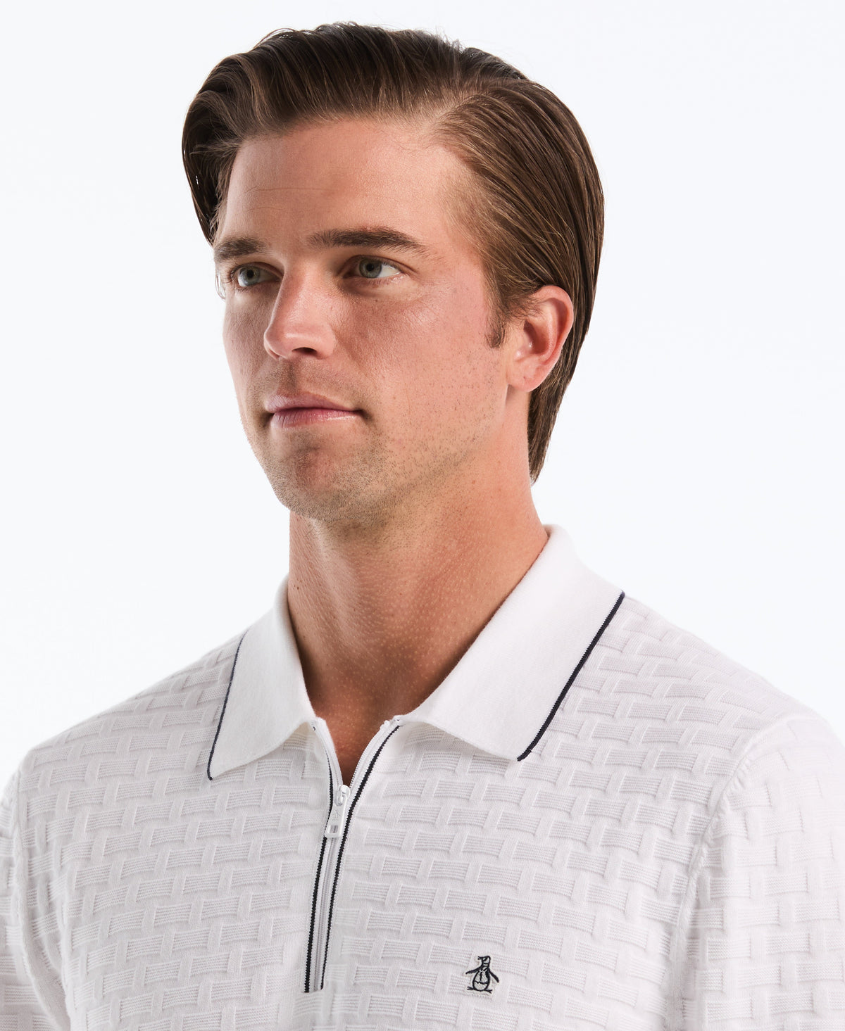 Links Quarter Zip Sweater Polo