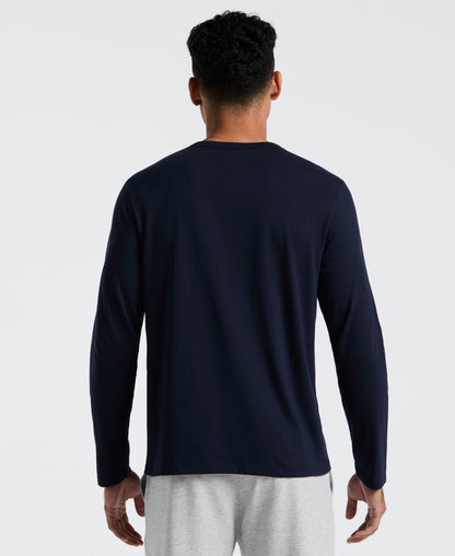 Long Sleeve Henley Shirt
