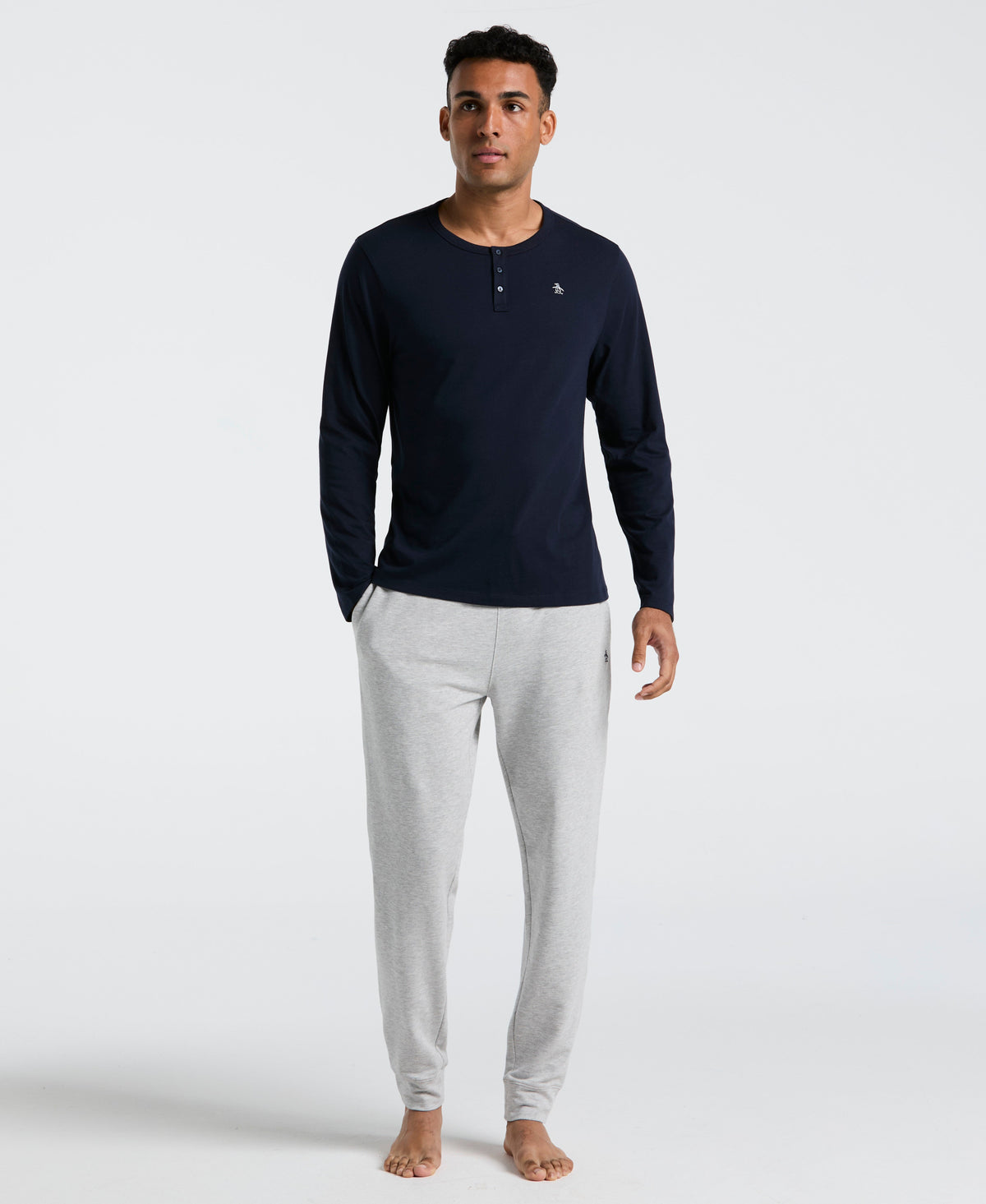 Long Sleeve Henley Shirt