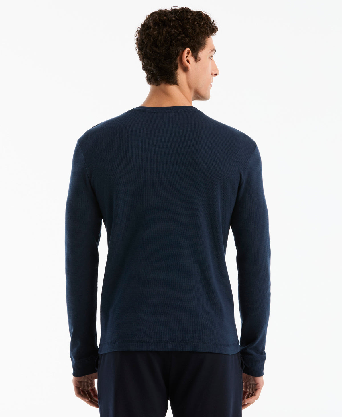 Long Sleeve Waffle Henley Shirt