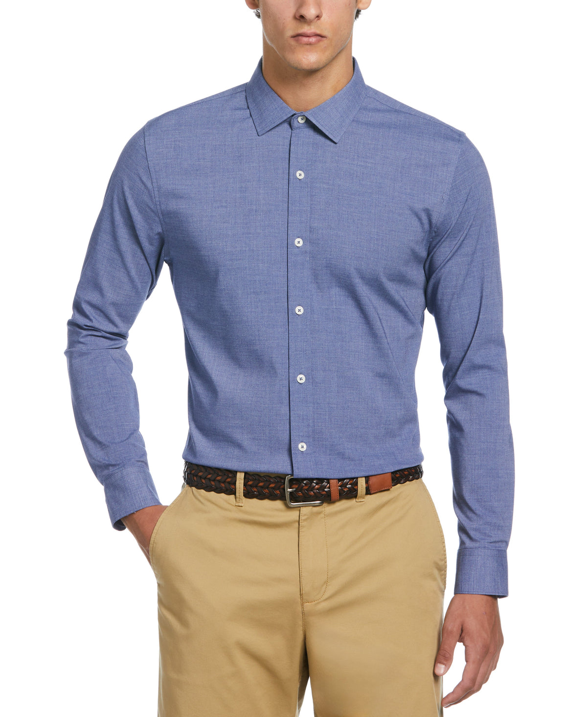 Mélange Floral Dress Shirt