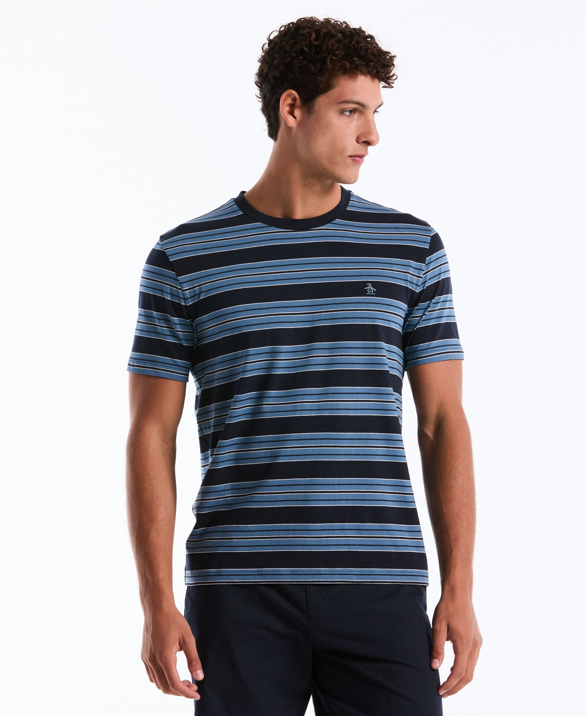 Multi-Striped Jersey Tee